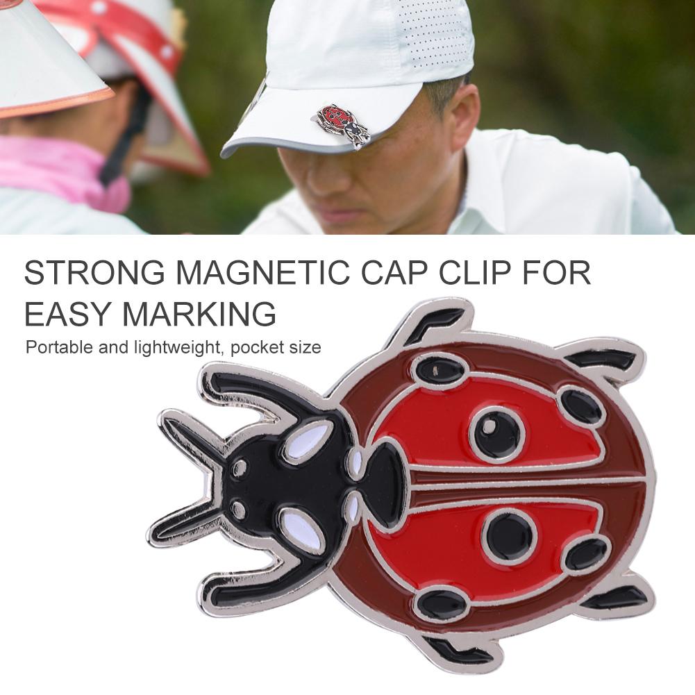 Magnetic Golf Cap Clip Hat Clamp Ball Marker Outdoor Sports Accessory