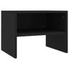 Nightstands 2 Pcs Black 40x30x30 cm Engineered Wood