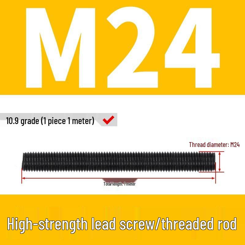 High-Strength Full Thread Screws and Rods: 8.8, 10.9, 12.9 Grade