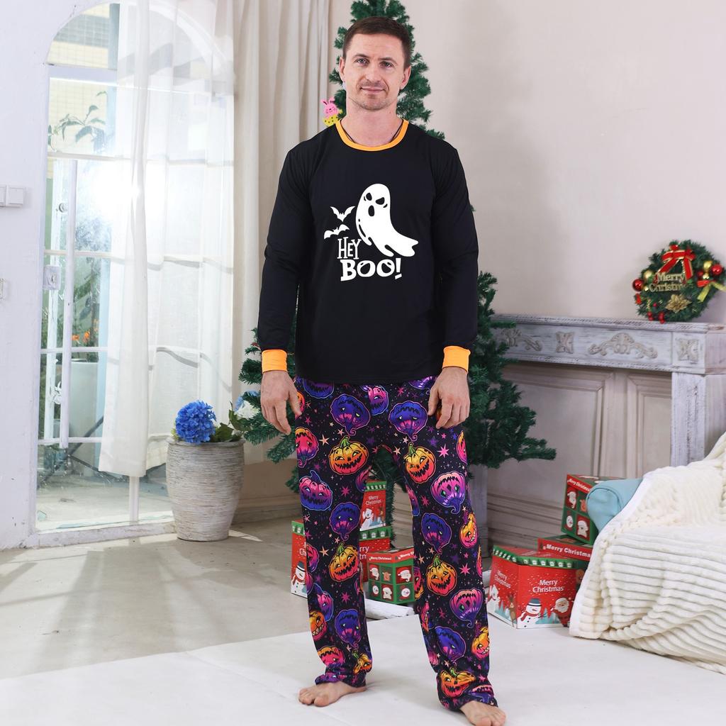 Prints Family Matching Long Sleeve Tops+Pants Set Family Matching Sets