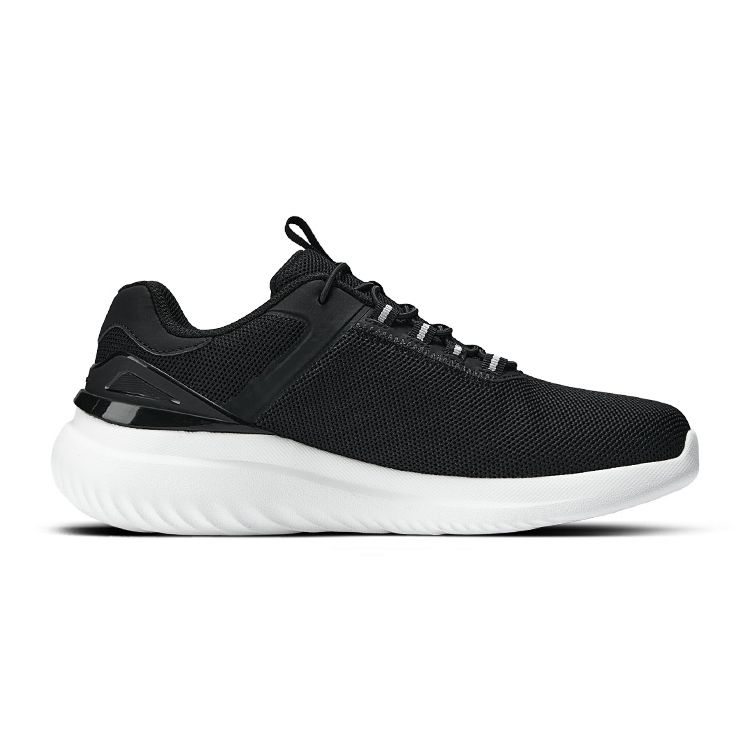 Skechers Versatile Breathable Lace-Up Casual Sports Shoes Men Sneakers Black 232673-BLK