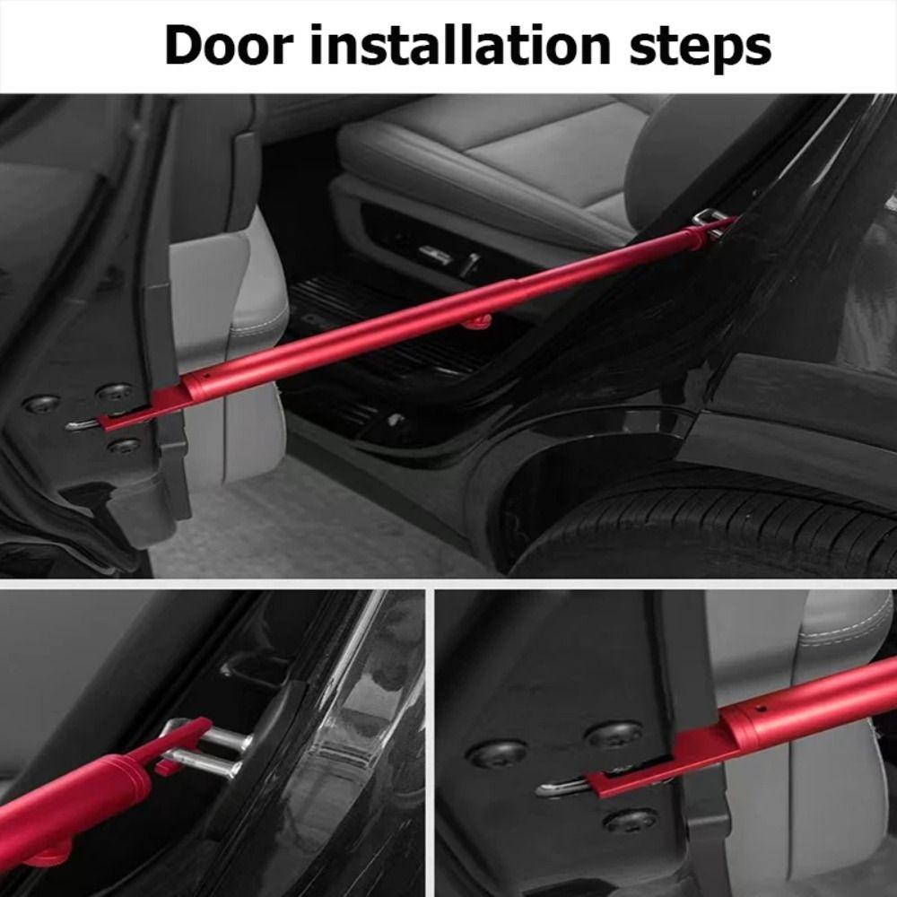 Retractable Retractable Aluminum Holding Fixing Retractable Vehicle Door Fixing Rod  Car Foiling