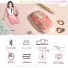 Bluetooth & 2.4G, Rechargeable, Silent Wireless Mouse, Compatible with 3 PCs, 3-Level DPI, Cute, Stylish, Pink, EGRET PrettiE (Gorgeous) EM23-P1