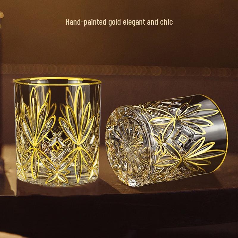 Changqi Gold-Rimmed Whiskey Glass