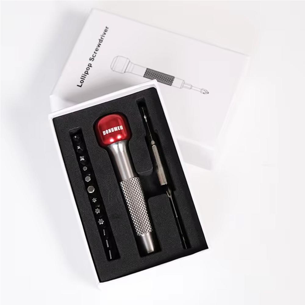 Multifunctional Lollipop Screwdriver EDC Tool High Quality Keychain Shape Magnet Screwdrivers Portable Steel Bike Repair Tool