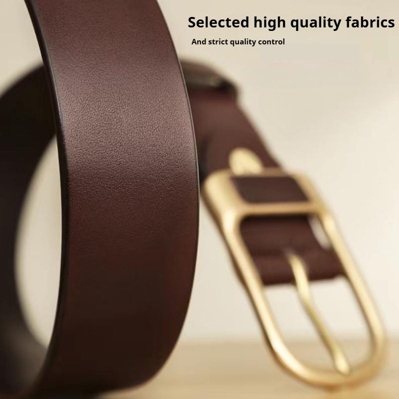 Business Belt Men's Casual Suit Pants Jeans Soft Leather Belt Pin Buckle PU Simple All-match Belt