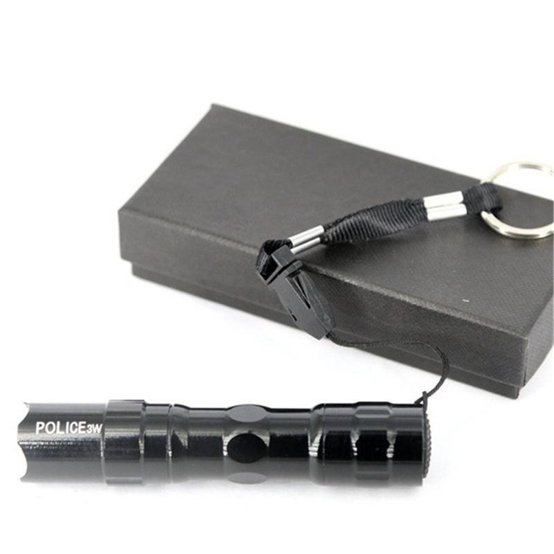 Mini Lanterna LED 3W Impermeável Super Brilhante Foco Tocha Lâmpada com Alça de Mão