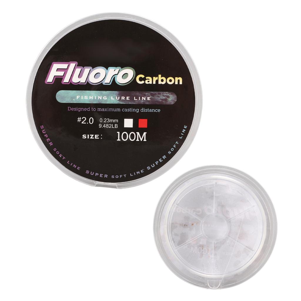 100M Super Strong Nylon Fishing Lure Line Carp Wear Resistant Braided Fishing Main Line#2.0