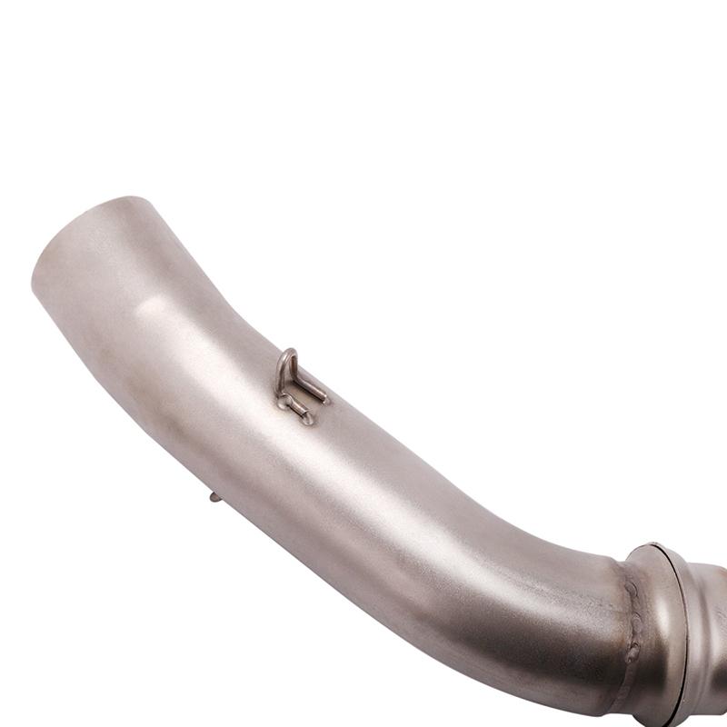Per KTM DUKE 390 250 200 125 RC390 RC250 2017 2018 2019 2020 Moto 51MM Tubo di collegamento intermedio di scarico Fuga Moto Modifica Silenziatore