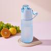 750ml Butelka z rozpylaczem do wody Butelka z wodą smakową o smaku powietrza Przenośny kubek z rozpylaczem do nawadniania i chłodzenia podczas uprawiania sportu