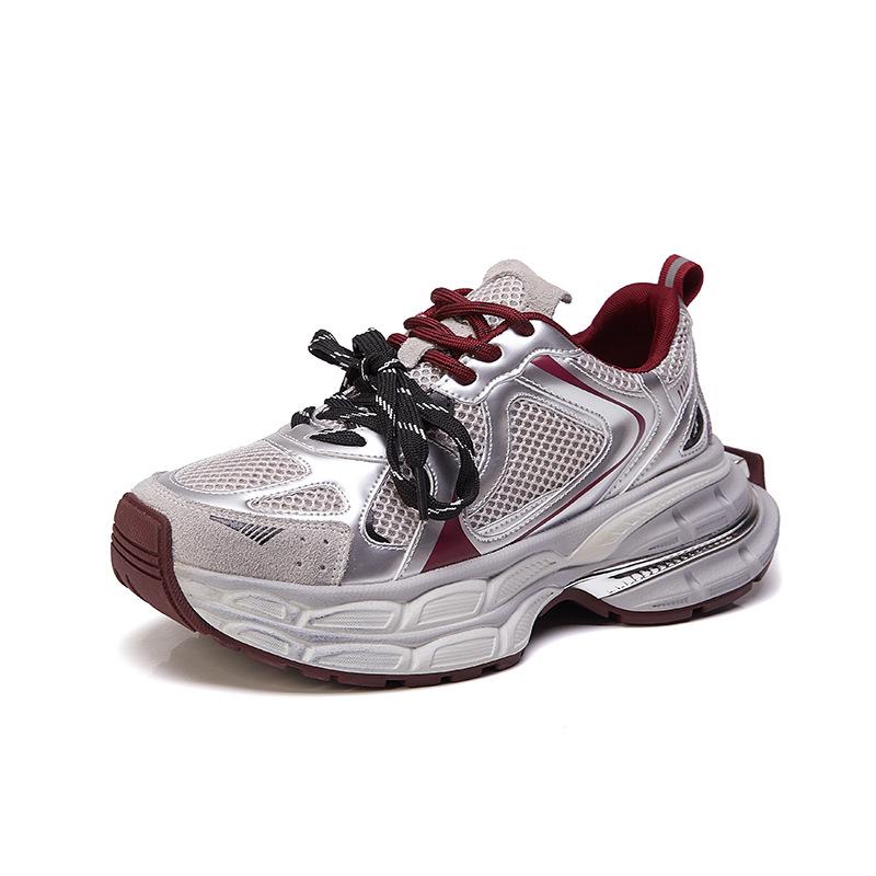 Neue vielseitige Dad-Schuhe für Damen, rutschfeste, dicksohlige, höhenvergrößernde Retro-Casual-Sportschuhe