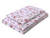 Double-sided 2-piece Cotton Children's Bedding - Pink Swallows