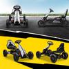 Go-Kart for Children, Electric Kart, Up To 5 Km/h, Seat Belt, Seat with Backrest, Plastic, Metal, White