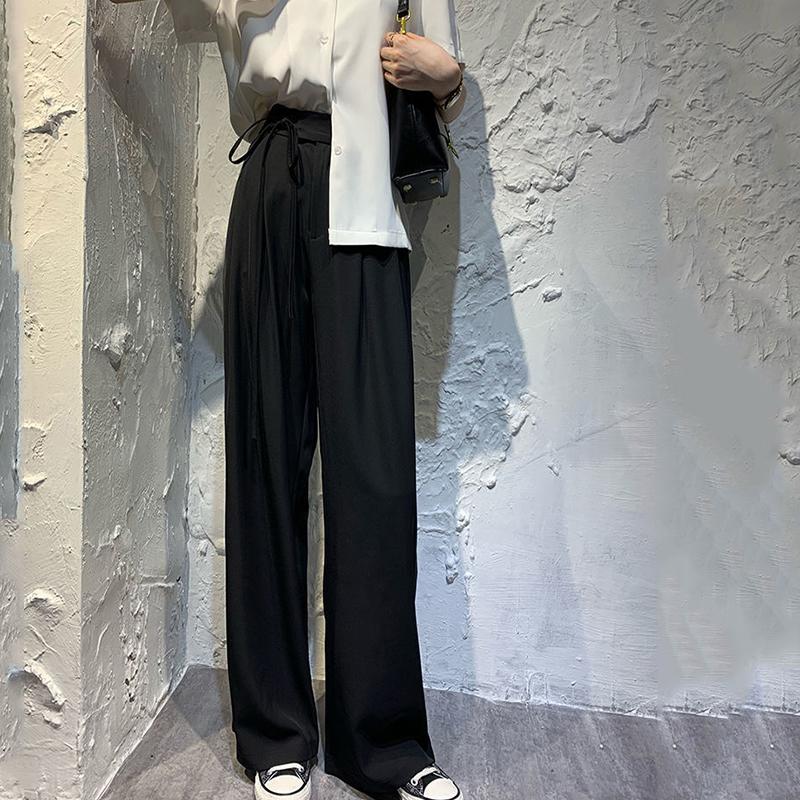 Flared Pants Women Loose Trousers Spring Autumn Casual Bottoms