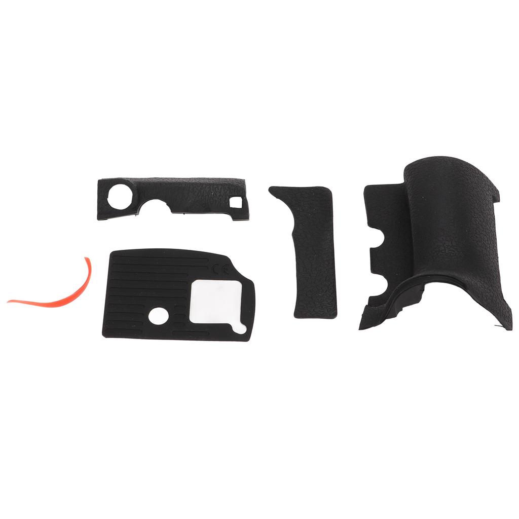 Grip Rubber Set Left Side Thumb Bottom Rubber Cover with Adhesive Repair Parts for Nikon D810