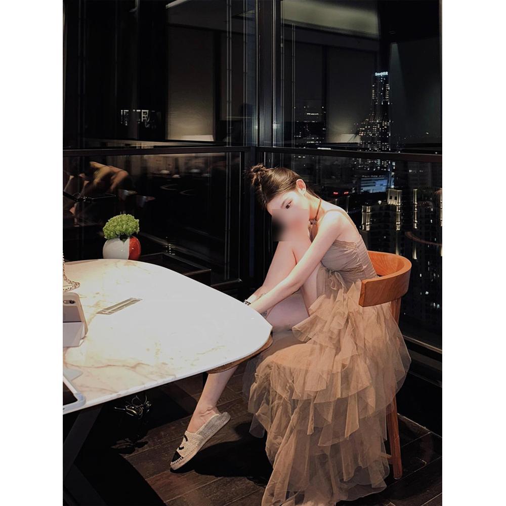 

Летняя одежда супер красивая и красивая, белый сетчатый сарафан макси для пляжного отдыха XL- (recommended 110-60kg)