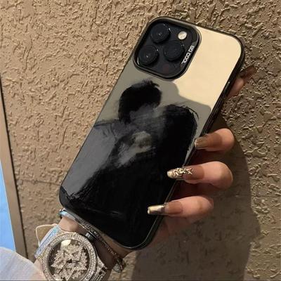 Funda de Teléfono Avanzada Shadow Transfronteriza para Apple iPhone 13-17 Pro/Pro Max, Edición Parejas (Diseño de Japón y Corea)