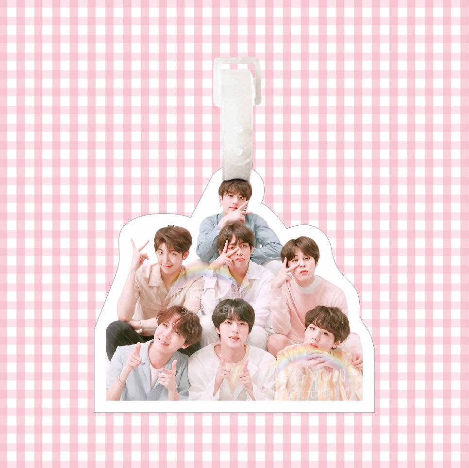 BTS Bangtan Boys Группа Бирка для багажа и Брелок Подвеска для рюкзака