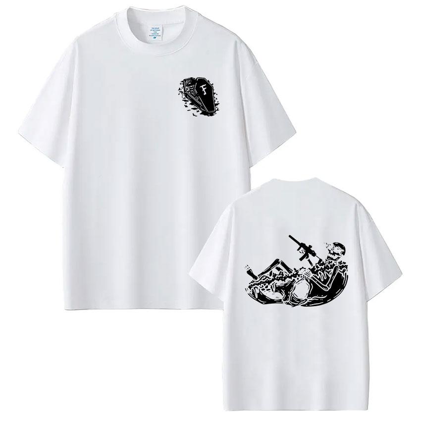 Forward Observations Group Skeleton Tshirts Unisex Women Clothing Fashion Oversized Casual Cotton Y2K Short Sleeve Tees Streetwear