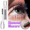 Diamond Glitter Mascara Quick Dry Water Drop Makeup Long Lasting Waterproof Eyelash Mascara