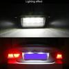 2PCS 6 LED Car License Number Plate Light For SUV Truck Trailer Van Tag Step Lamp White Bulbs Car Products License Plate Lights License Plate Lights