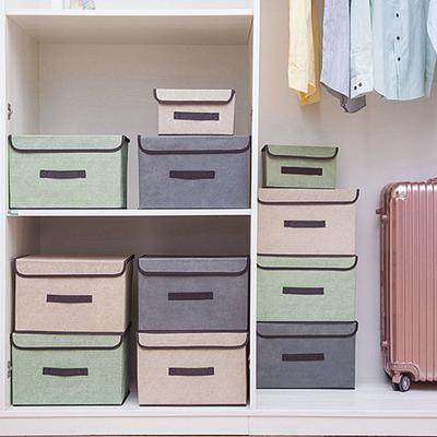 Boîte de rangement pour vêtements quotidiens, boîte de rangement pour vêtements en tissu, garde-robe domestique pliable, boîte de rangement Non tissée