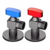 All Copper Thicken Angle Valve Ball Core Hot and Cold Triangle Switch G1/2 4 Points Water Heater Toilet Large Flow Ball Valve