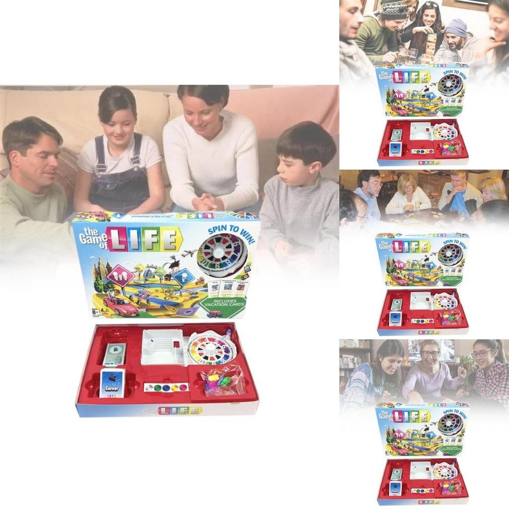 Das Brettspiel „Das Spiel des Lebens“ – Spielspaß für die ganze Familie und interaktives Spiel für alle Altersgruppen.