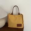 2025 summer new literary and artistic large-capacity class shoulder portable messenger bag casual simple canvas women's bag