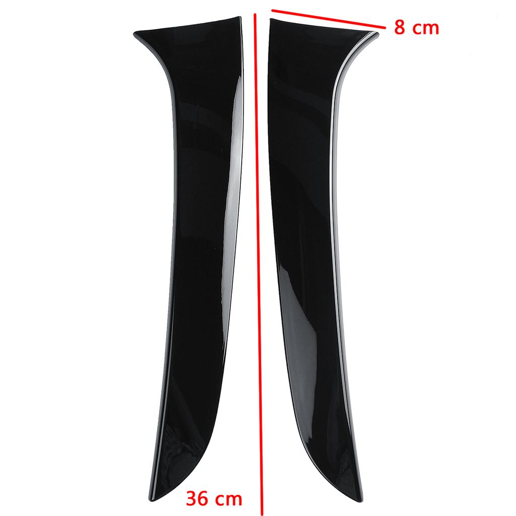 Pair For BMW 1 Series F20 F21 2012 2013 2014-2019 Car Rear Window Side Spoiler Wing Trim Stickers Auto Tail Styling Accessories FZ7