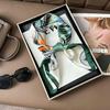 Korean Style High-End Printed Silk Scarf - Versatile Fashion Accessory