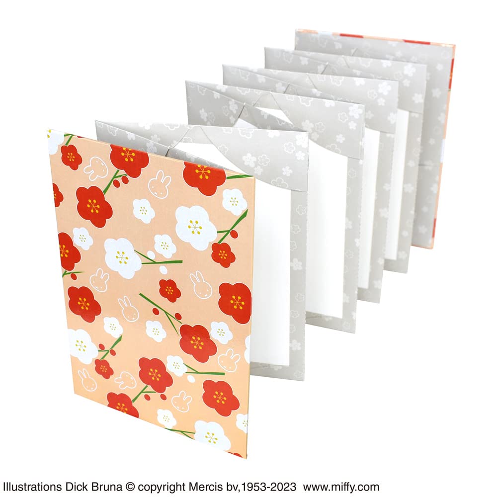 Miffy Goshuincho Stamp with Plum Blossom Design St.Lady's (Temple Book) [ST-TMF0051]