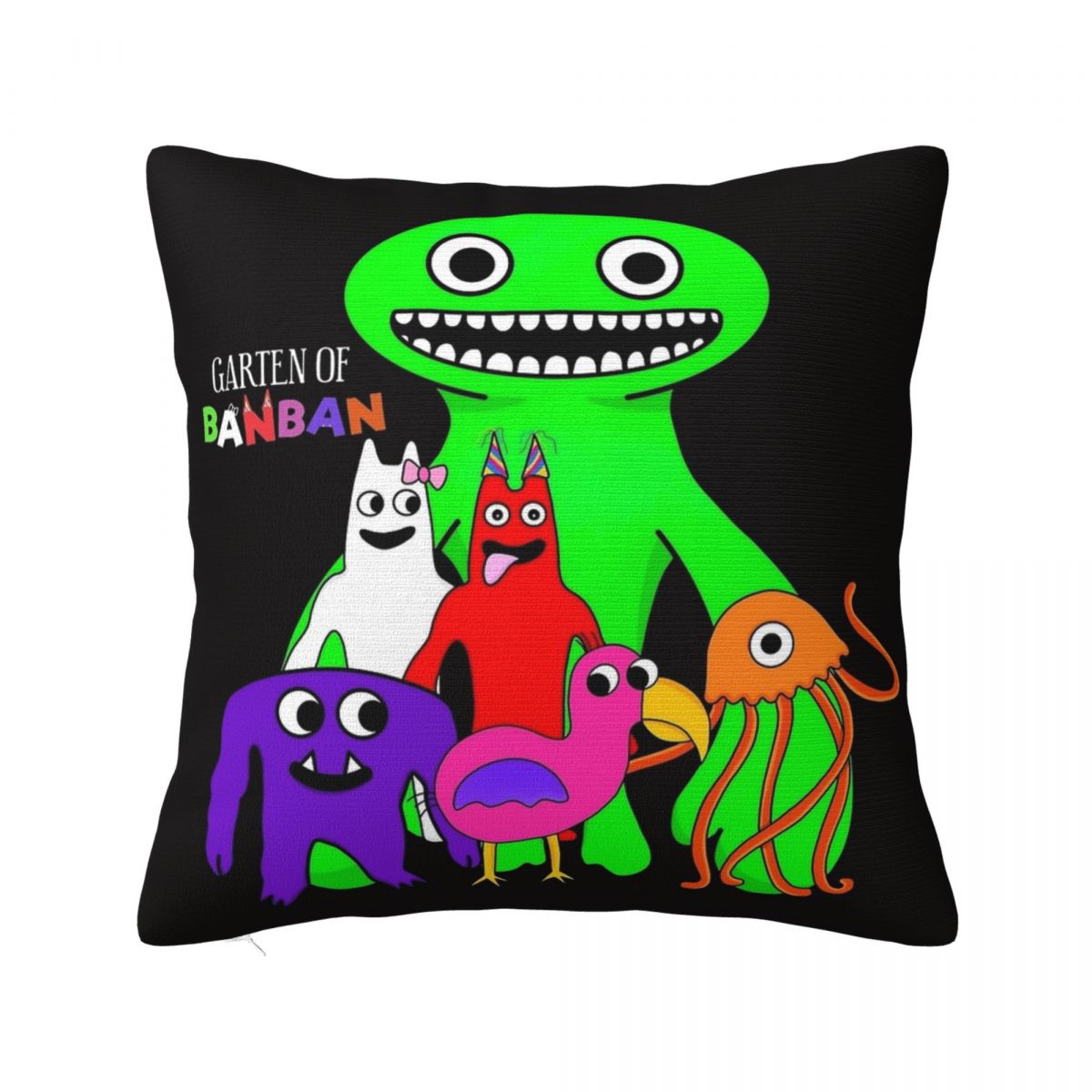 Garten Of Banban Characters Pillow Case Colorful Cushion Covers Awesome Decor Pillowcover for Bed 45x45cm 30cm x 30cm