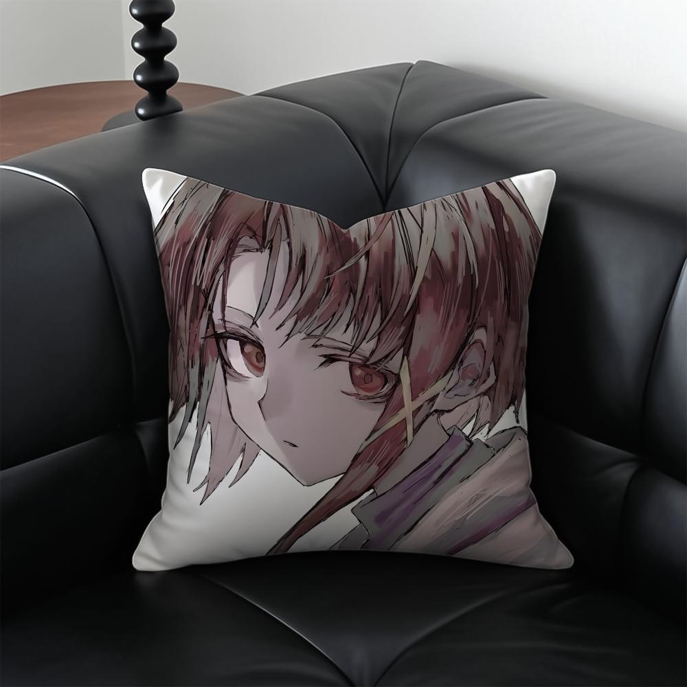 anime cyberpunk SSerial EExperiments LLain Cushion Cover Pillow Case Antidustmite Invisible zipper silky plush cushion
