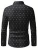 New Men'S Fashion Print Shirt with a Easy Pattern, Stylish Casual Long-Sleeve Button-Up Shirt Suitable