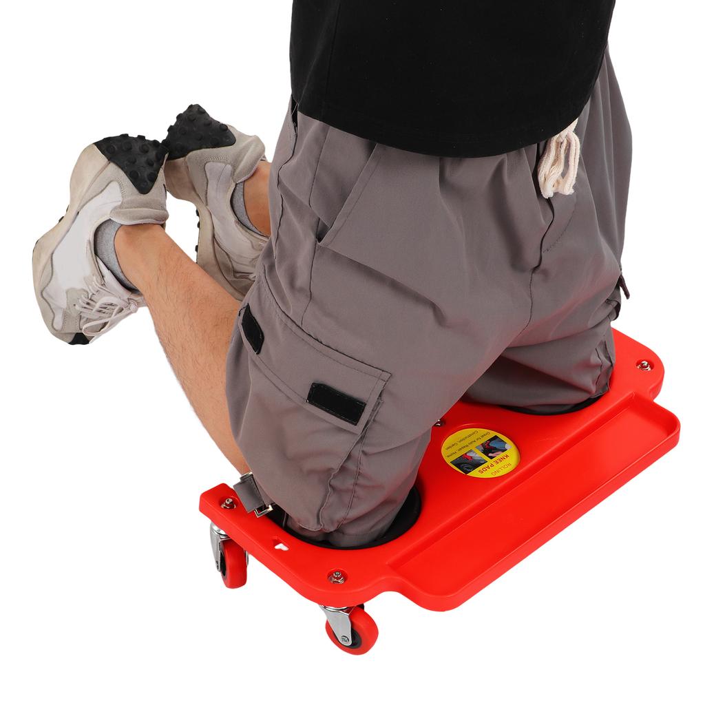 Rolling Knee Dolly Comfortable Rolling Wheeled Knee Pads 250lbs Load Multifunctional for Painting Flooring Car Repairing