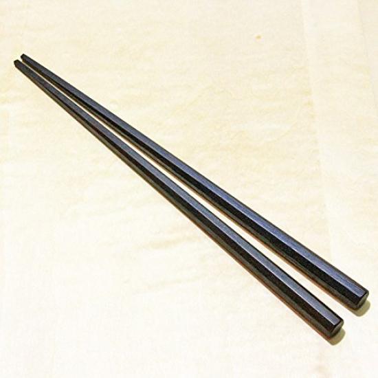 Daikokuya Edo Wooden Chopsticks Ironwood Udon Chopsticks per [Price pair] Size 21.0cm