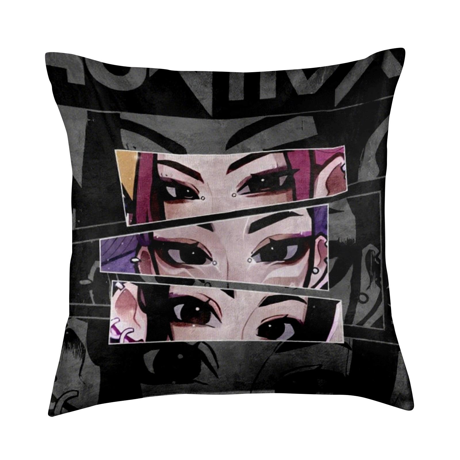 

Linen Printed Pillowcase, Home Decoration Pillowcase, Easy To Clean, 18*18in Pillowcase, Suitable For Sofa, Car, Bed One Size