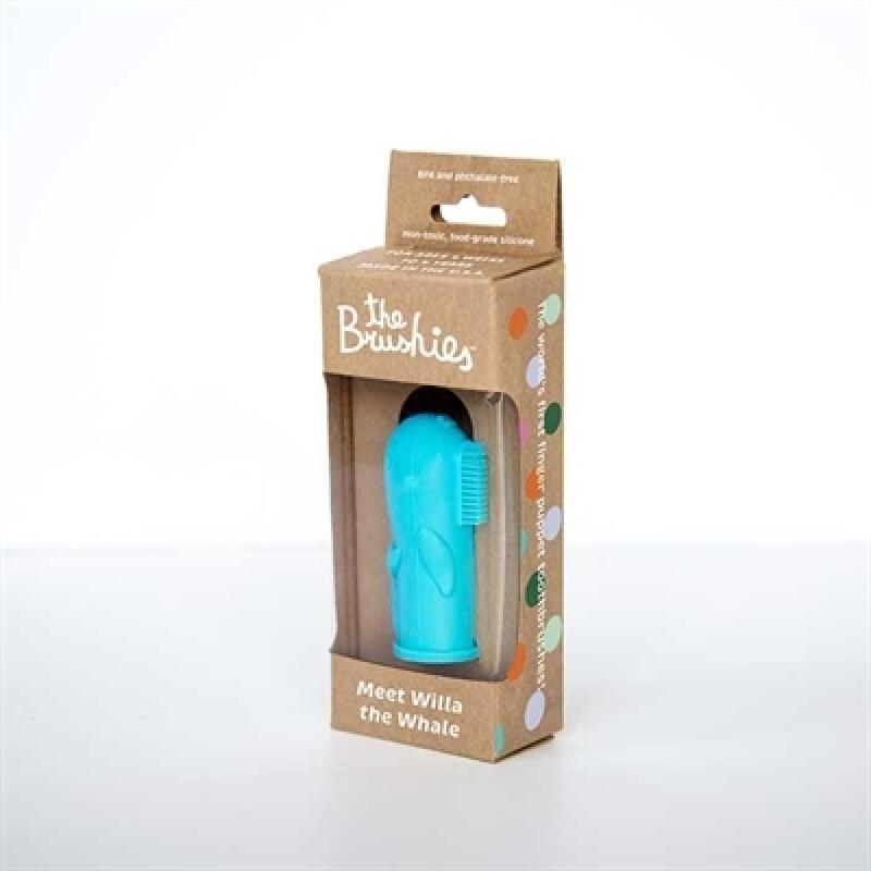 Finger Puppet Toothbrush Whale Willa Infant Baby Toothbrush
