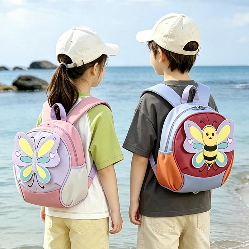 Cartoon Kindergarten Children's Backpack Boys Girls Butterfly Bee Backpack