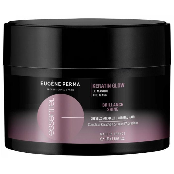 Masque - EUGENE PERMA - Keratin Glow - 150ml - Réparateur - Brillance - Tous Types De Cheveux
