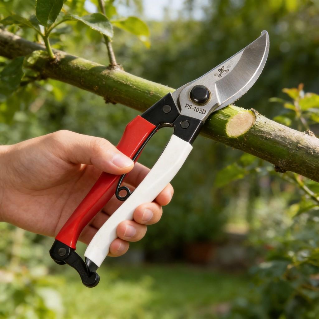 Garden Pruning Shears Handheld Horticulture Tool With Ergonomic Handles For Flower And Tree Maintenance