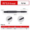 Stainless Steel Spiral Taper Tap Drill Bits with Cobalt-Nitriding, Sizes 4m-10m