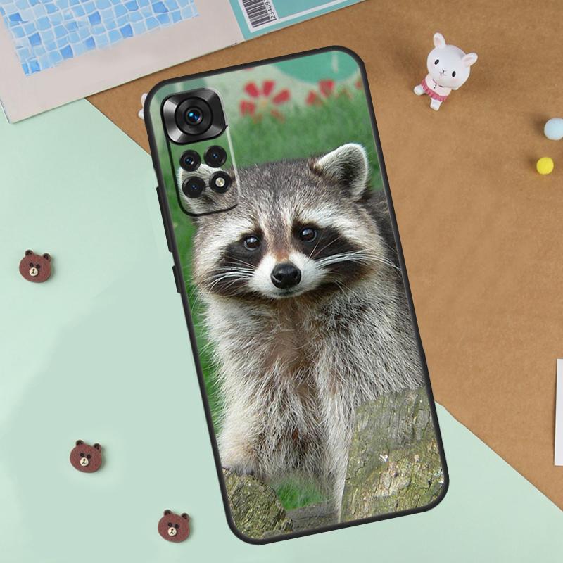 Raccoon Case For Xiaomi Redmi 14C 10C 12C 13C Cover For Redmi Note 14 Pro 13 9 10 11 12 10S 11S 12S Redmi Note 11