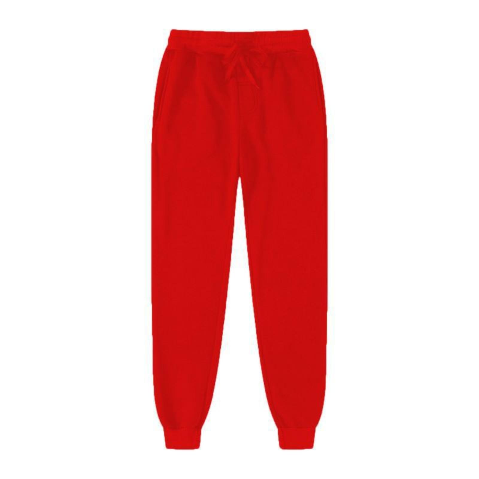 

Loose Fit Casual Sweatpants Elastic Waistband Jogger Pants Streetwear Style Comfortable Fit Durable Material Suitable for Everyday Wear XXXL красный