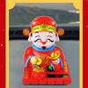 Creative Solar Swinging God of Wealth Cartoon Auto Interior Decoration  Home Decor