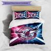 3pcs Duvet Cover Set (1*Duvet Cover + 2*Pillowcase, Without Core), Manly Warringah Sea Eagles Print Bedding Set, Bedroom Decor, All‑Season, Birthday G