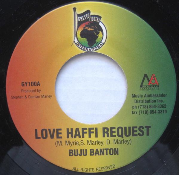 

7inch Record BUJU BANTON / SLI - Love Haffi Request / You In Trouble GY100 Ghetto Youths I 2002 US Reggae, Ska & Dub Used
