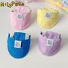 With Ear Holes Dog Duck Tongue Hat Stylish Adjustable Doggy Visor Comfortable Pet Cat Sunscreen Hat Small and Medium Sized Dog