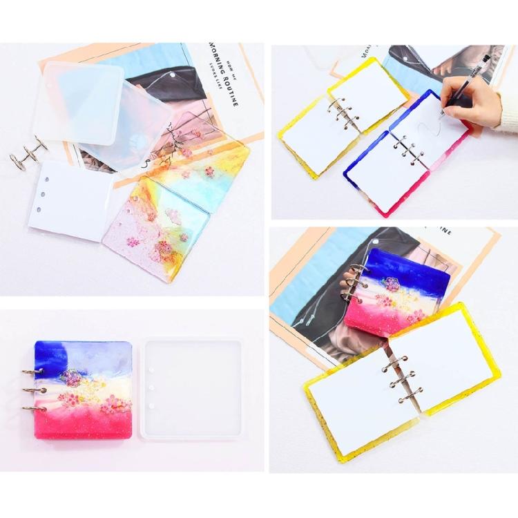 High Quality Flexible DIY Silicone Mold for Notebook Cover Keychain Phone Case